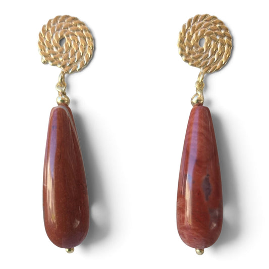 Ravello Red Jasper Earrings