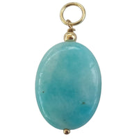 Sage Gemstone Pendants Charms Amazonite