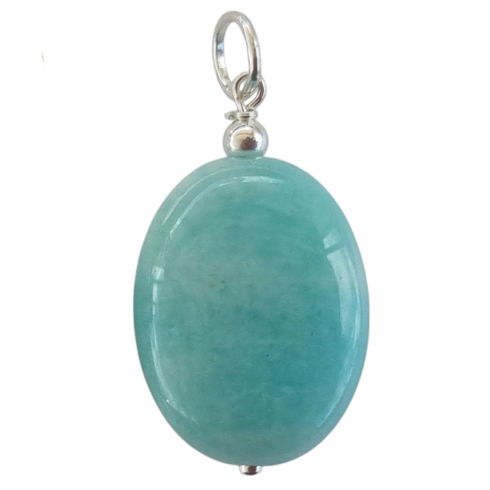 Sage Gemstone Pendants Charms Amazonite