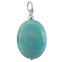 Sage Gemstone Pendants Charms Amazonite