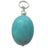 Sage Gemstone Pendants Charms Amazonite