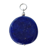 Sage Lapis Lazuli Pendant and Charms