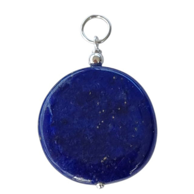 Sage Lapis Lazuli Pendant and Charms