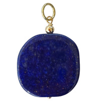 Sage Lapis Lazuli Pendant and Charms