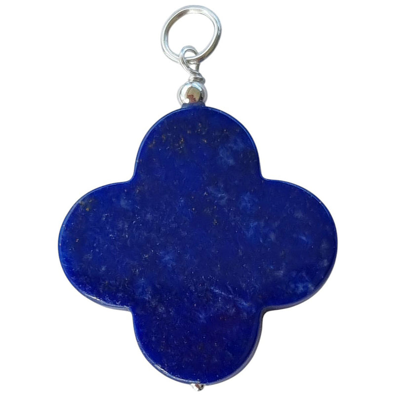 Sage Lapis Lazuli Pendant and Charms