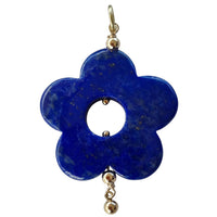 Sage Lapis Lazuli Pendant and Charms