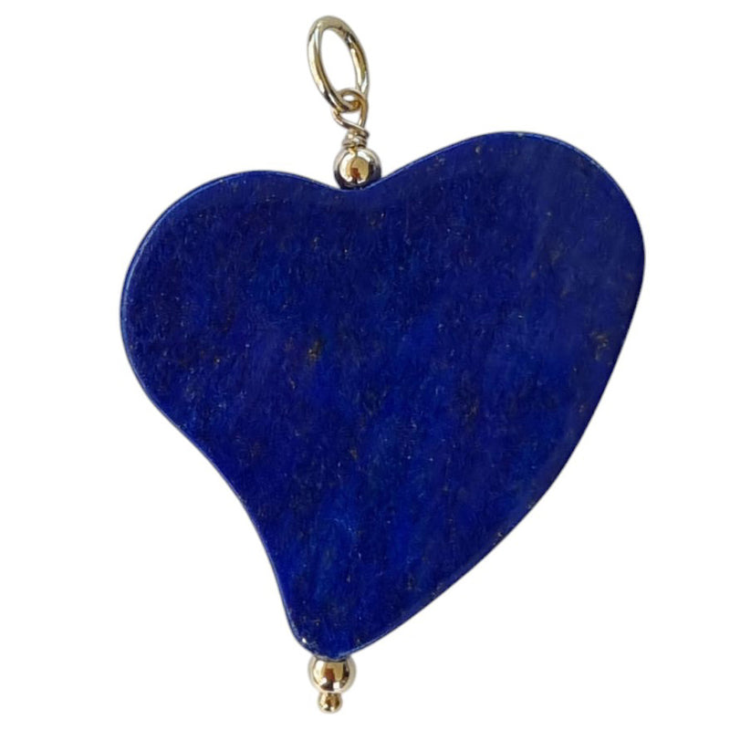 Sage Lapis Lazuli Pendant and Charms
