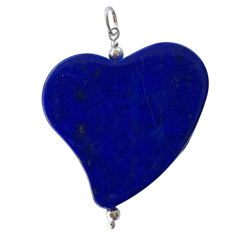 Sage Lapis Lazuli Pendant and Charms
