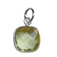 Sage Gemstone Pendants Charms Lemon Quartz