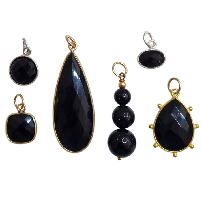 Sage Onyx Necklace Charms
