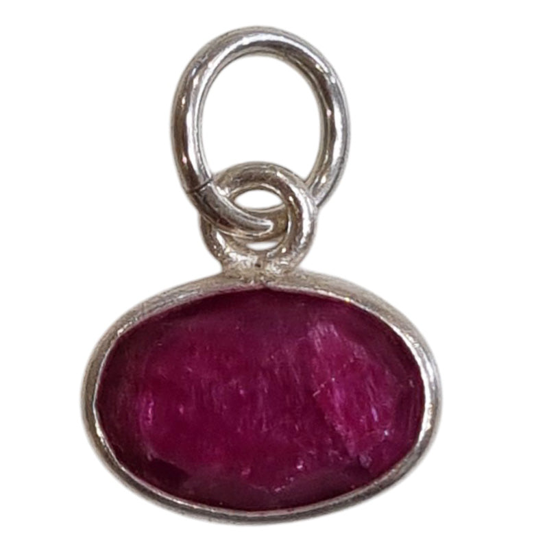 Sage Ruby Necklace Charms