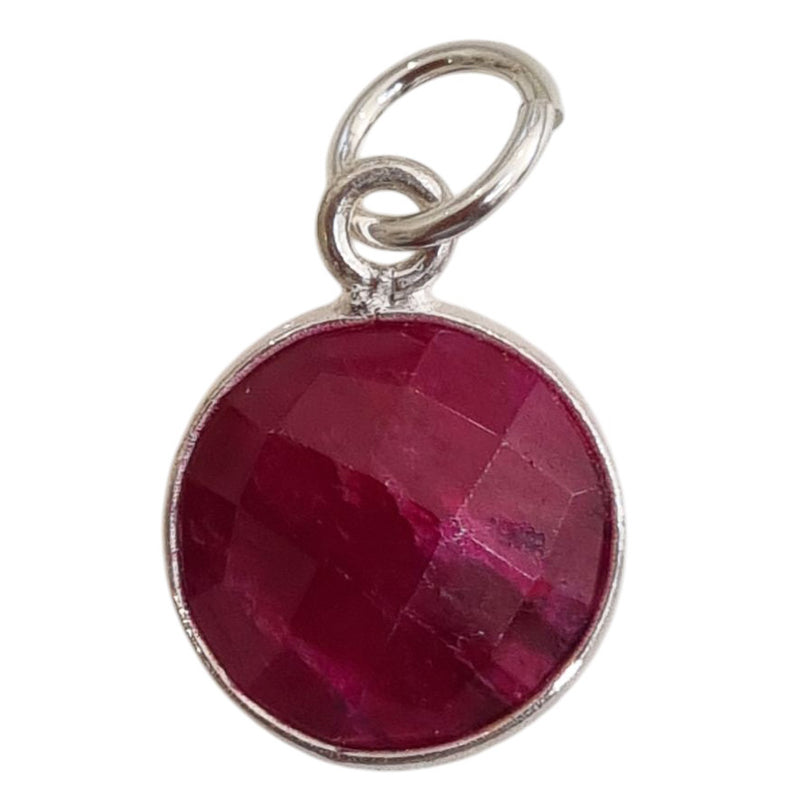 Sage Ruby Necklace Charms