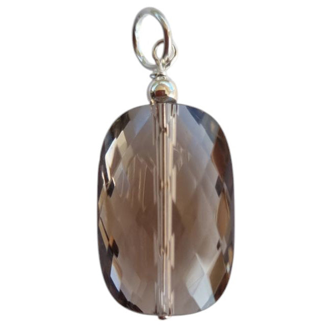 Sage Smokey Quartz Pendant and Charms