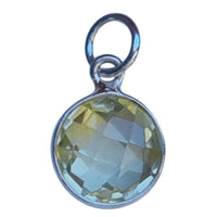Sage Gemstone Pendants Charms Lemon Quartz