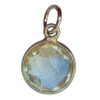 Sage Gemstone Pendants Charms Lemon Quartz