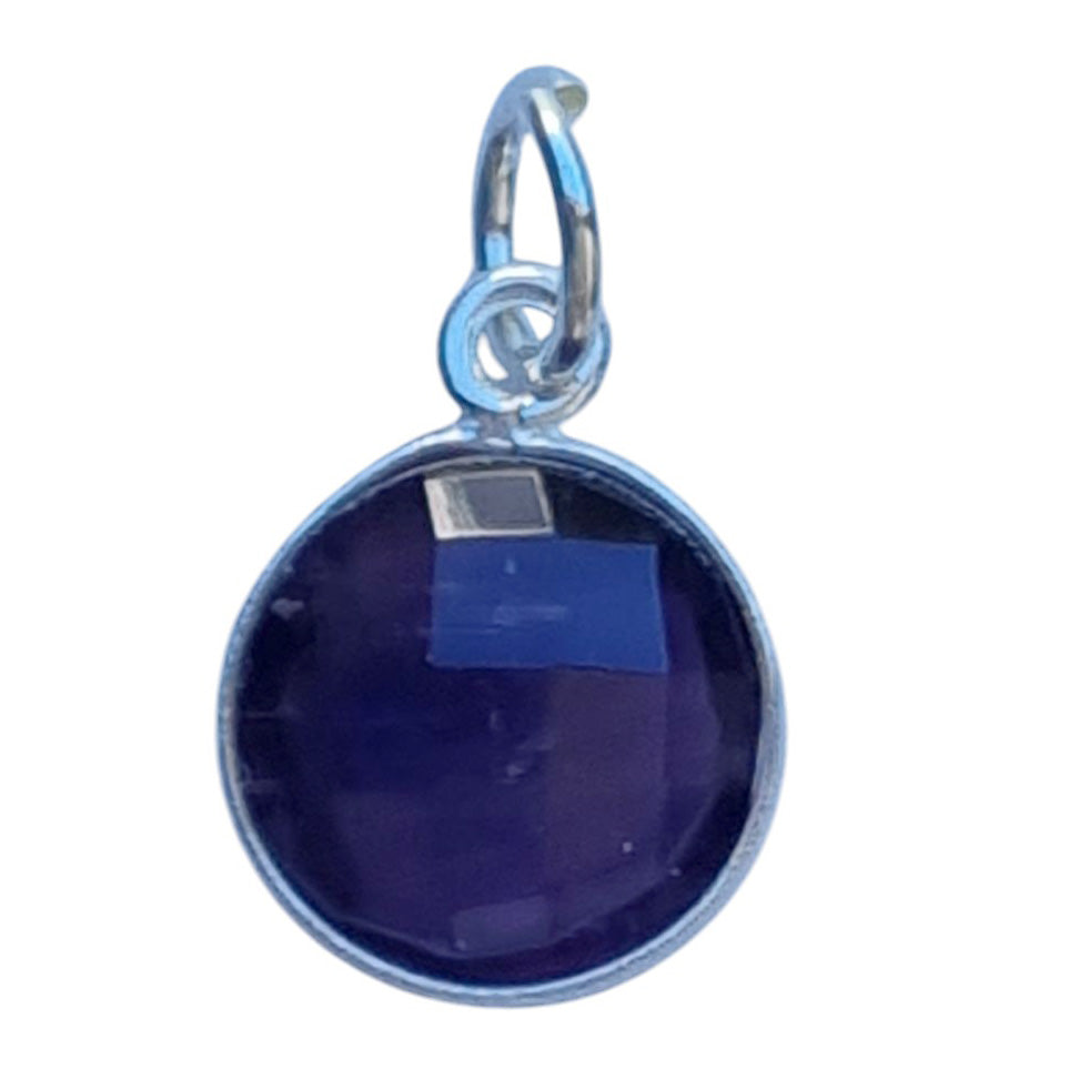 Sage Amethyst Pendant and Charms