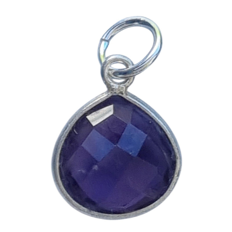 Sage Amethyst Pendant and Charms