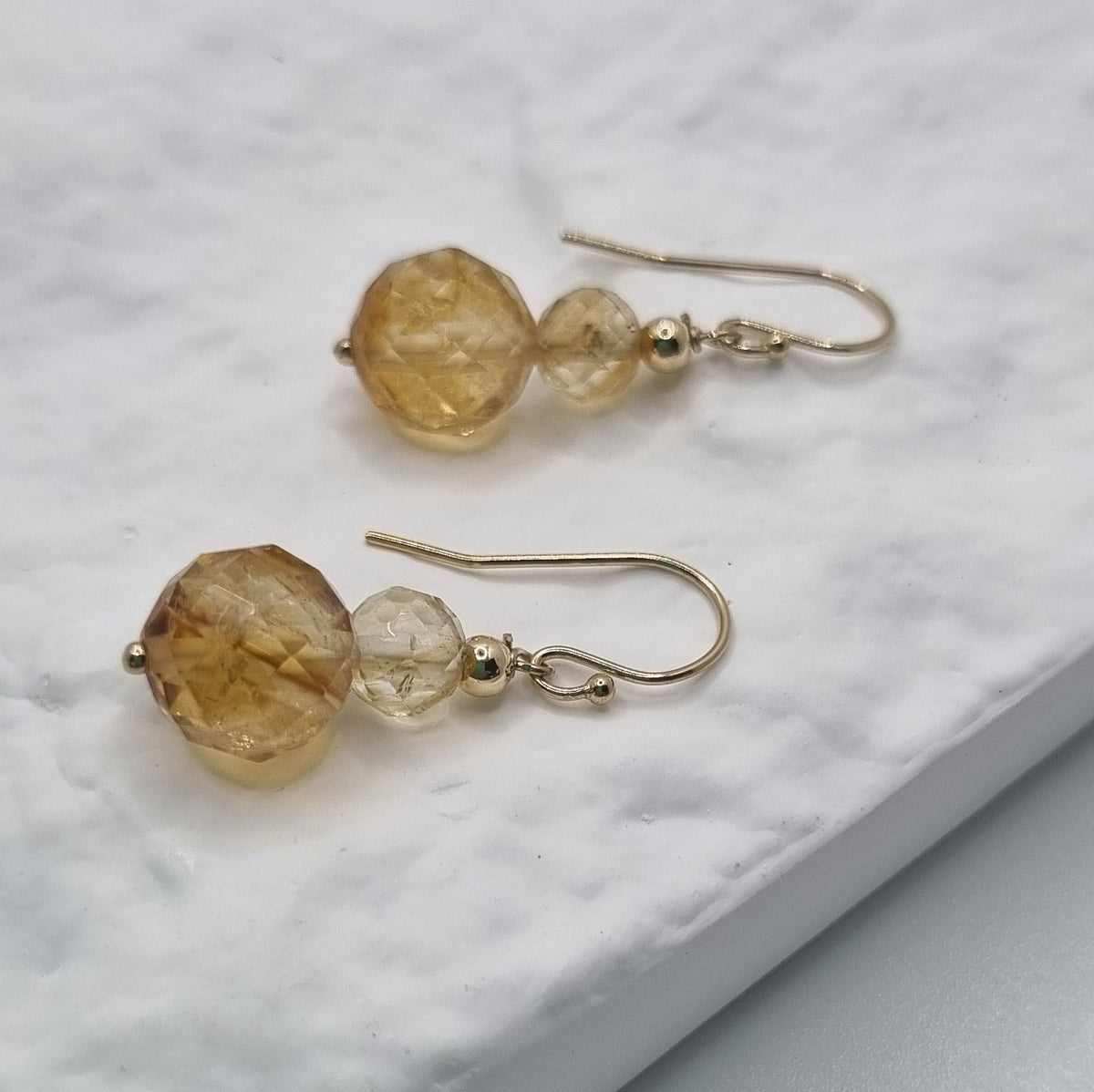 Salera Citrine Gold Filled Earrings