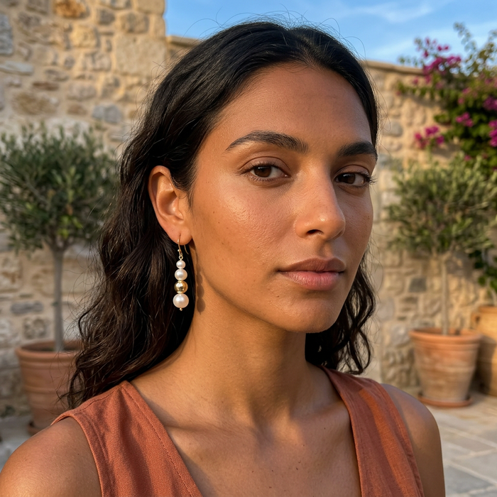 Solene Pearl Earrings