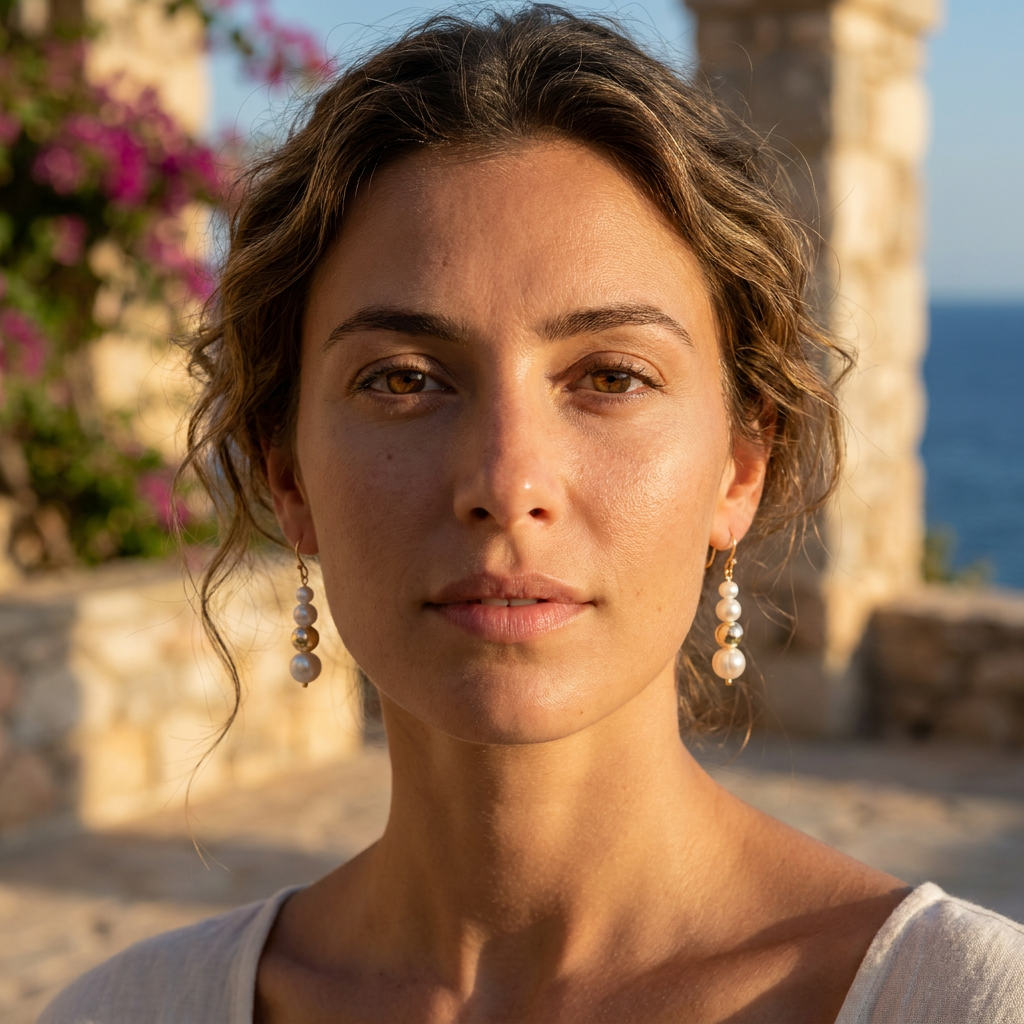Solene Pearl Earrings