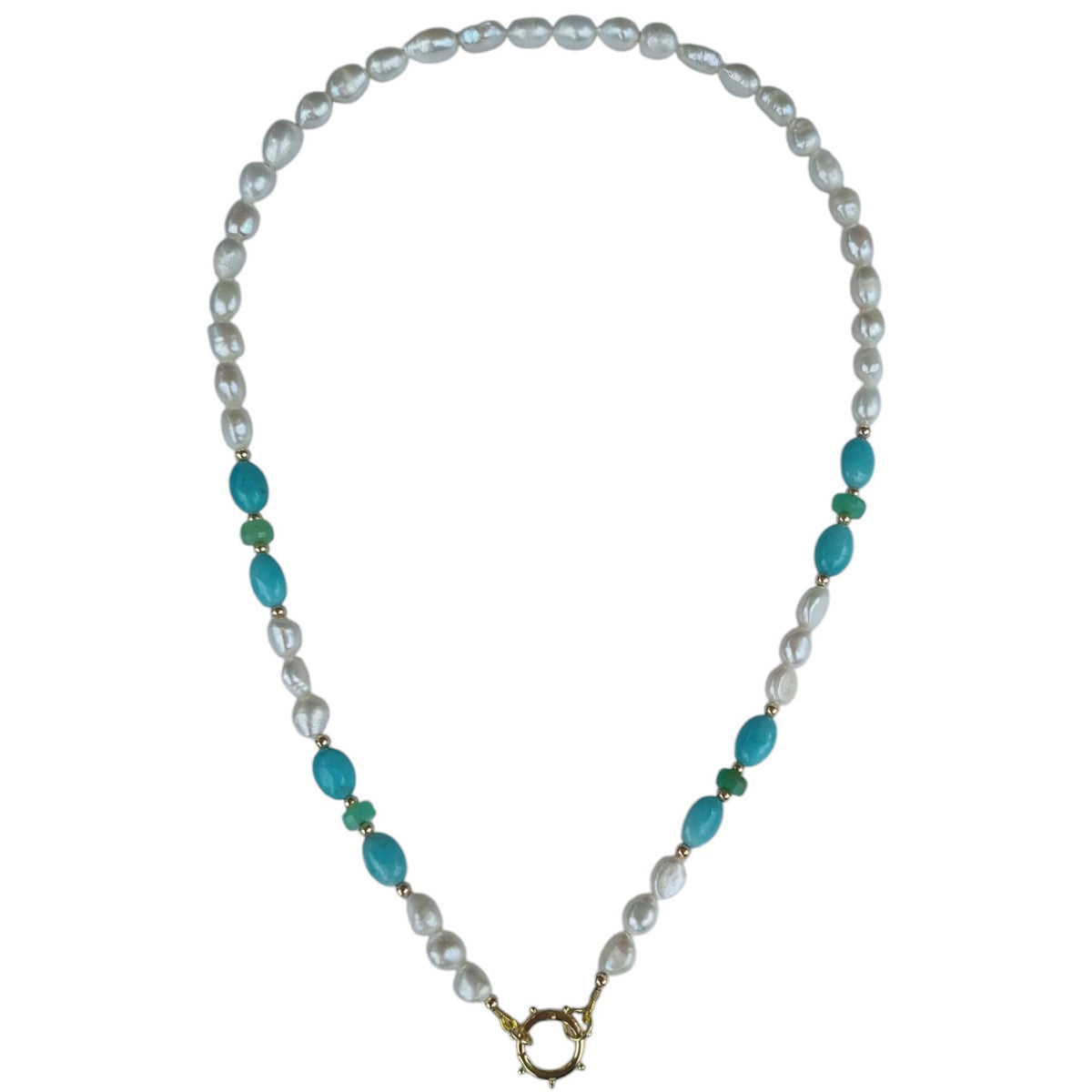 Sona Freshwater Pearl and Gemstone Necklace