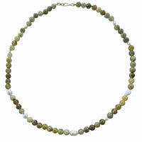 Sugerloaf Pearl Necklace in Green Garnet