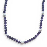 Sugerloaf Pearl Necklace in Amethyst