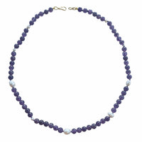 Sugerloaf Pearl Necklace in Amethyst 