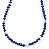 Sugerloaf Pearl Necklace in Lapis Lazuli