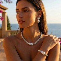 Venezia Baroque Pearl Bracelet and necklace