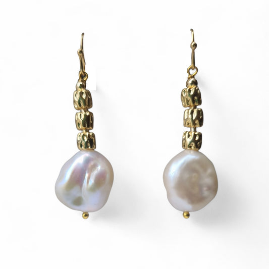 Verona Keshi Pearl Earrings