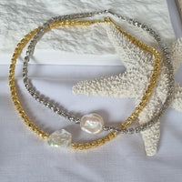 Verona Keshi Pearl Necklace