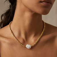 Verona Keshi Pearl Necklace