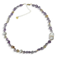 Yana Ametrine and Pearl necklace