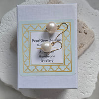 Belinda Freshwater Pearl 14k Gold or Sterling Silver Earrings