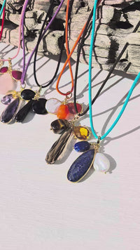 La Petite Adjustable Sliding Cord necklaces