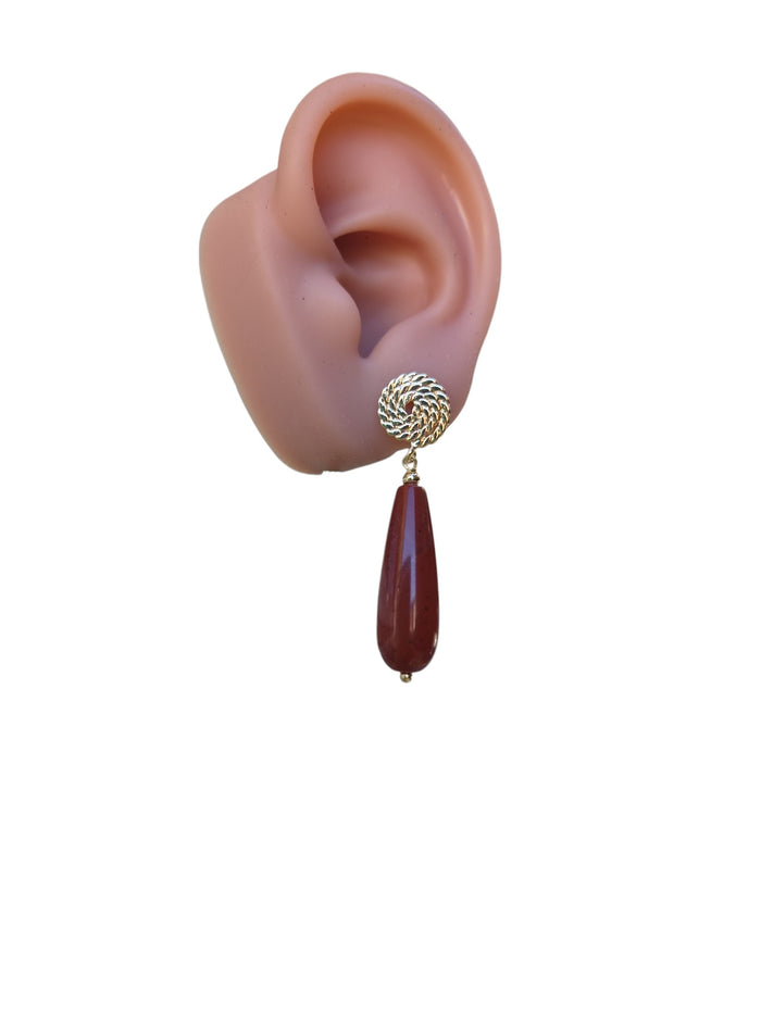 Ravello Red Jasper Earrings
