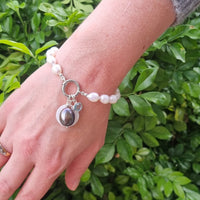 Lush Freshwater Pearl Charm Bracelet