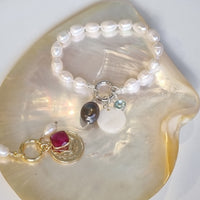 Sage Ruby Necklace Charms