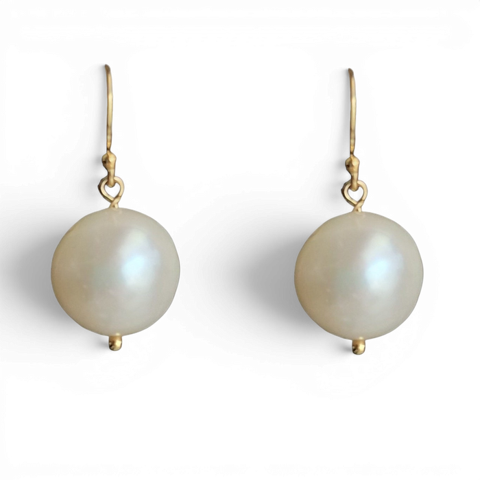 Belinda Freshwater Pearl 14k Gold or Sterling Silver Earrings