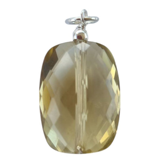 Sage Gemstone Pendants Charms Lemon Quartz