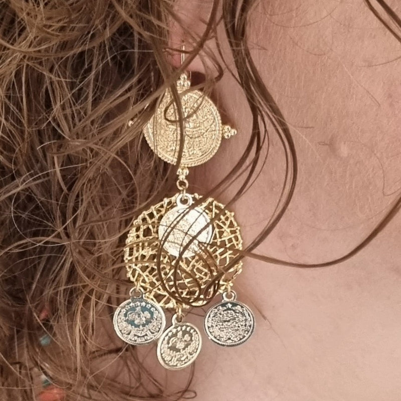 Praia Coin Earrings