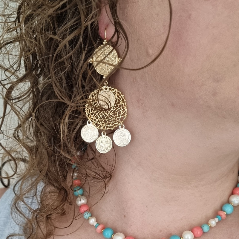 Praia Coin Earrings