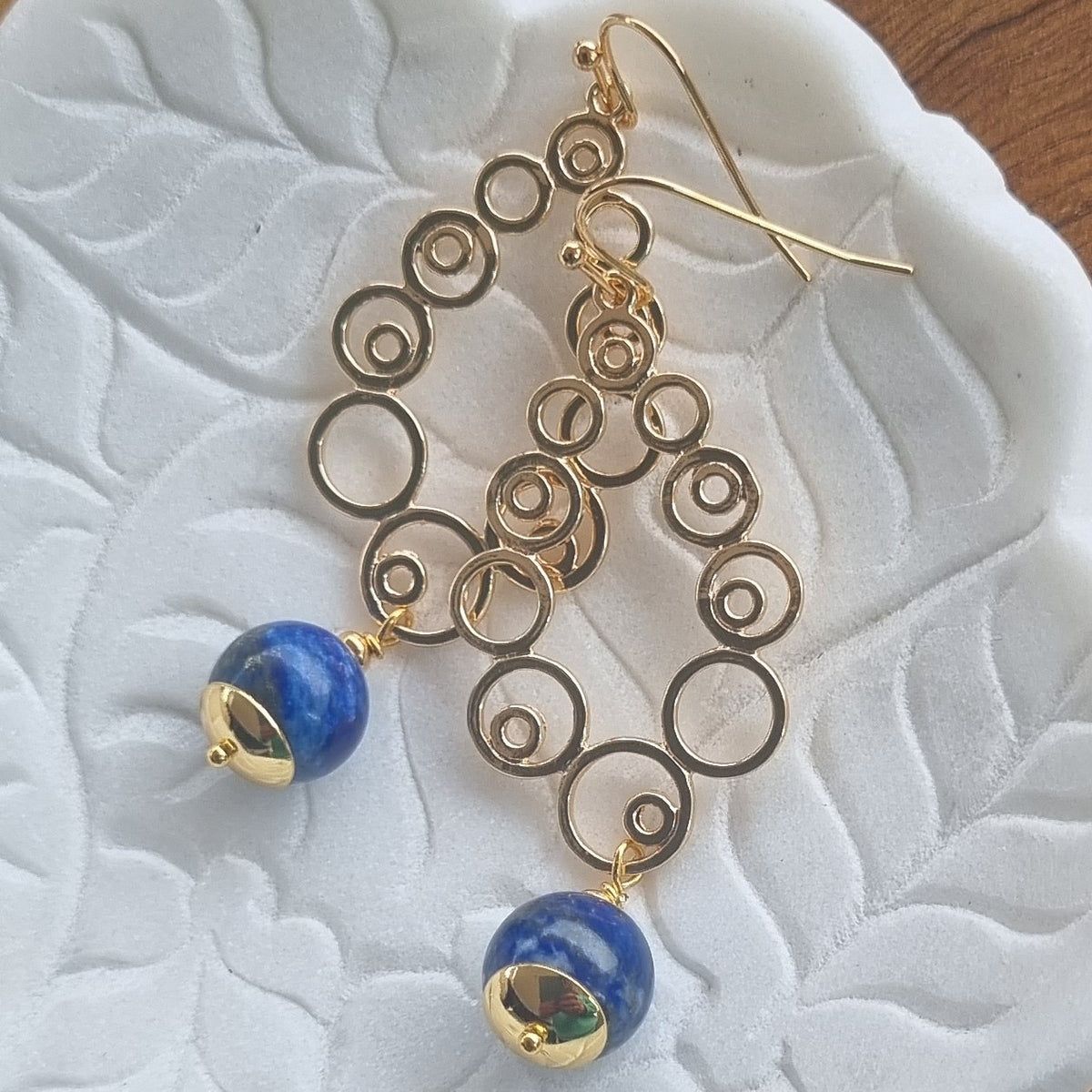 Claire Gold Lapis Lazuli earring