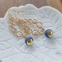 Claire Gold Lapis Lazuli earring