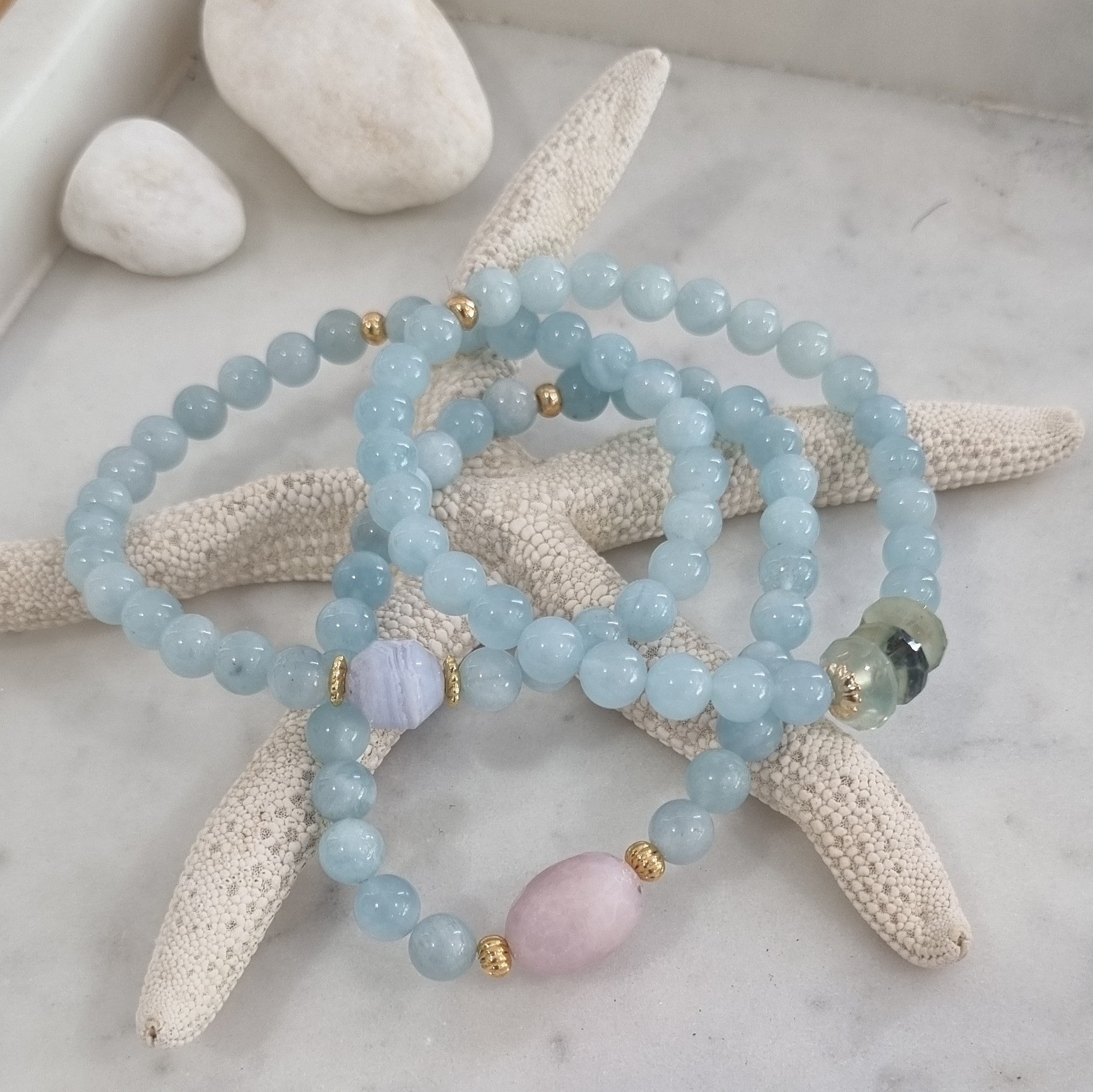 Aquamarine bracelet sales