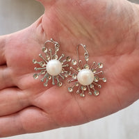 Starburst Freshwater Pearl Earrings