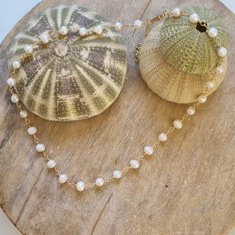 Daniella Freshwater Pearl Necklaces 3 designs