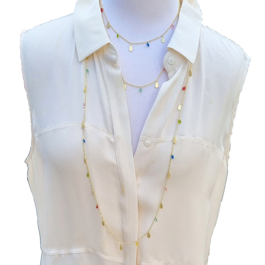 Capri Carnival Chain necklace 3 lengths
