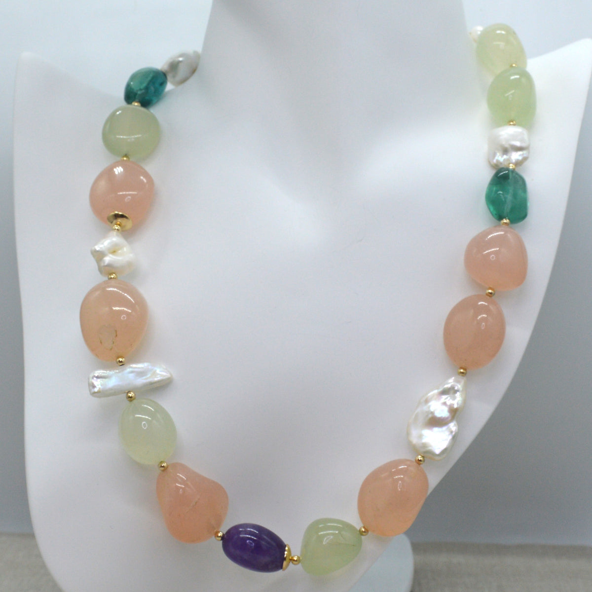 Limited Edition Sand & Sea Gemstone Necklace